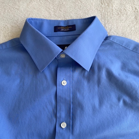 Stafford Other - Stafford Tailored Culture Easy-Care Broadcloth Long Sleeves Shirt Men's 15.5